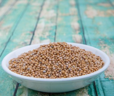 Hardal tohumu beyaz kase