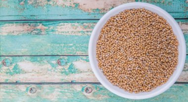 Hardal tohumu beyaz kase