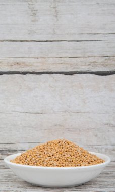 Hardal tohumu beyaz kase