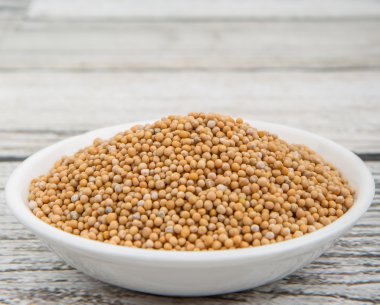 Hardal tohumu beyaz kase