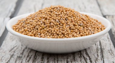 Hardal tohumu beyaz kase