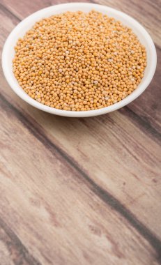 Hardal tohumu beyaz kase