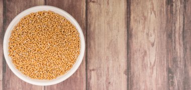 Hardal tohumu beyaz kase