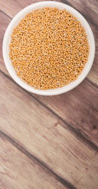 Hardal tohumu beyaz kase