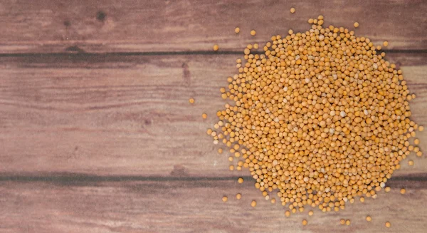 Sarı hardal tohumu — Stok fotoğraf