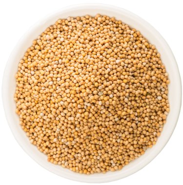 Hardal tohumu beyaz kase