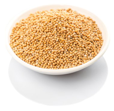 Hardal tohumu beyaz kase