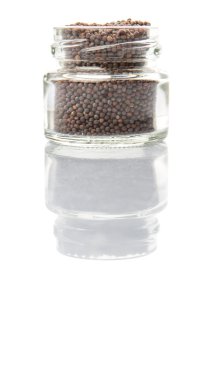 cam kavanoza hardal tohumu