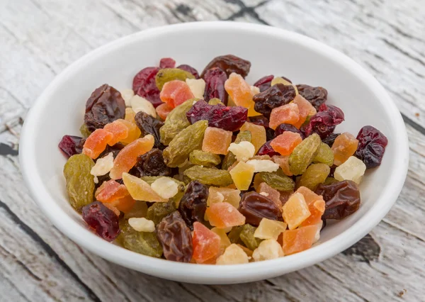 Mix dried fruit pieces — Stock Photo, Image