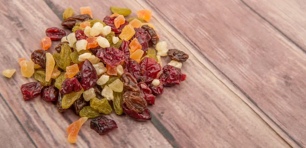 Mix dried fruit pieces — Stock Photo, Image