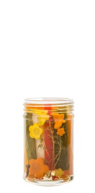 Kavanoz turşu sebze karışımı