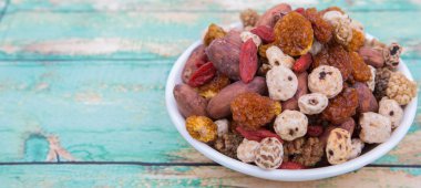 Mix süper yiyecek kurutulmuş 