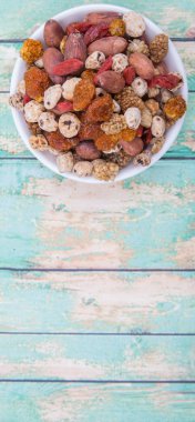 Mix süper yiyecek kurutulmuş 