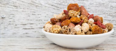 Mix süper yiyecek kurutulmuş 