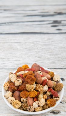 Mix süper yiyecek kurutulmuş 