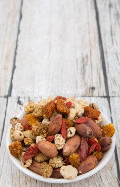 Mix süper yiyecek kurutulmuş 