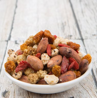 Mix süper yiyecek kurutulmuş 