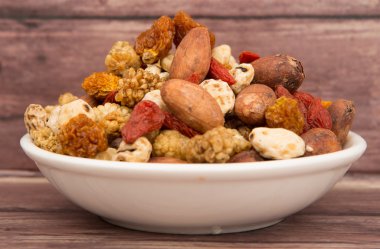 Mix süper yiyecek kurutulmuş 