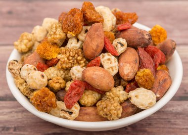 Mix süper yiyecek kurutulmuş 