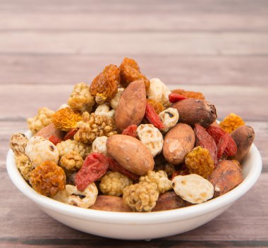 Mix süper yiyecek kurutulmuş 