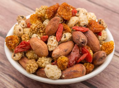 Mix süper yiyecek kurutulmuş 