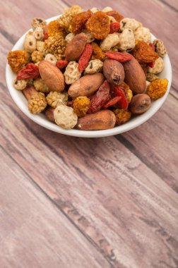 Mix süper yiyecek kurutulmuş 