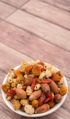 Mix süper yiyecek kurutulmuş 