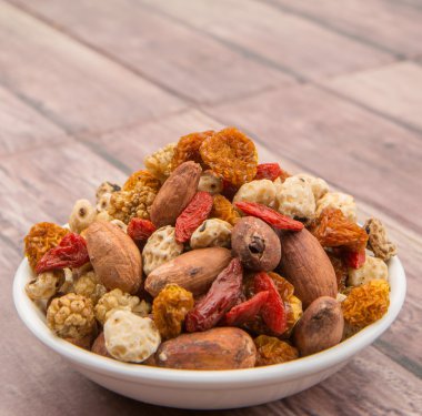 Mix süper yiyecek kurutulmuş 