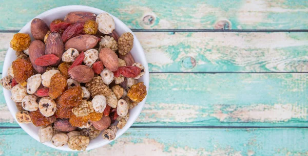 Mix süper yiyecek kurutulmuş 