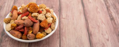 Mix süper yiyecek kurutulmuş 