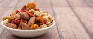 Mix süper yiyecek kurutulmuş 