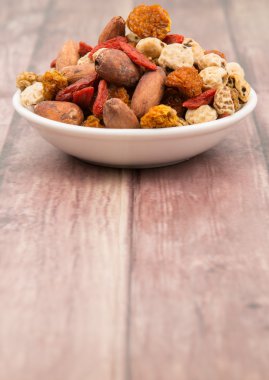 Mix süper yiyecek kurutulmuş 