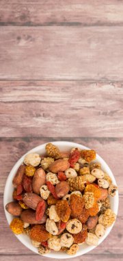 Mix süper yiyecek kurutulmuş 