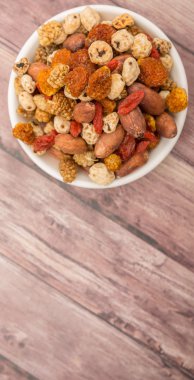 Mix süper yiyecek kurutulmuş 