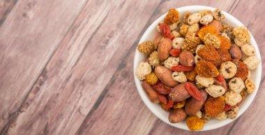 Mix süper yiyecek kurutulmuş 