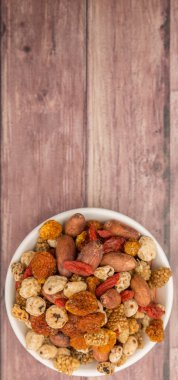 Mix süper yiyecek kurutulmuş 