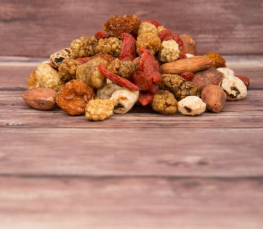 Mix süper yiyecek kurutulmuş