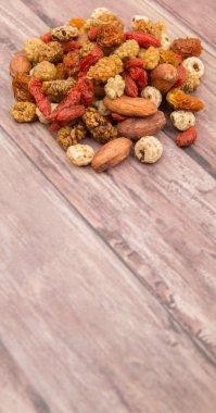 Mix süper yiyecek kurutulmuş