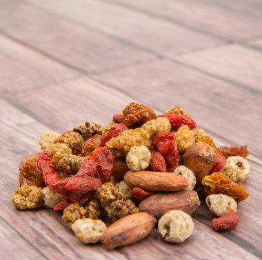 Mix süper yiyecek kurutulmuş