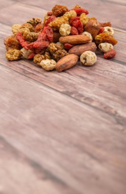 Mix süper yiyecek kurutulmuş