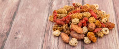 Mix süper yiyecek kurutulmuş