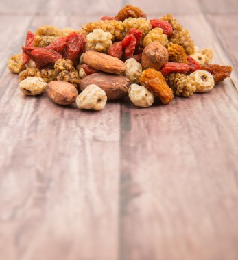 Mix süper yiyecek kurutulmuş