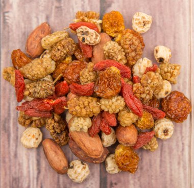 Mix süper yiyecek kurutulmuş
