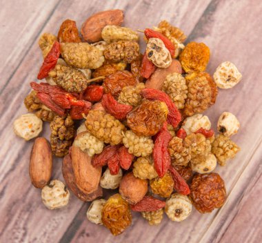 Mix süper yiyecek kurutulmuş