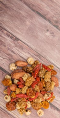 Mix süper yiyecek kurutulmuş