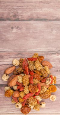 Mix süper yiyecek kurutulmuş