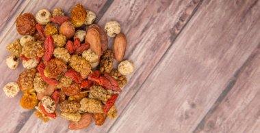 Mix süper yiyecek kurutulmuş