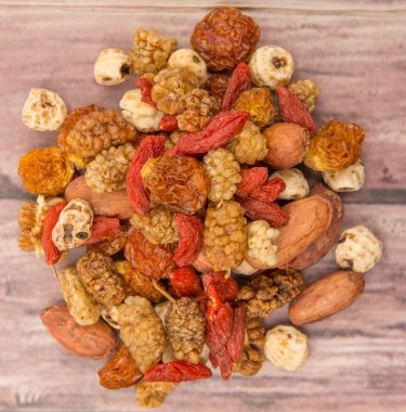 Mix süper yiyecek kurutulmuş