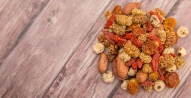 Mix süper yiyecek kurutulmuş