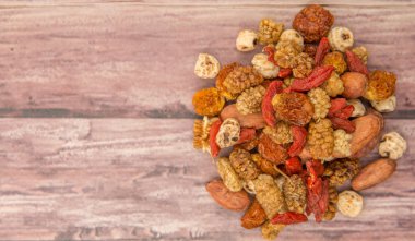 Mix süper yiyecek kurutulmuş